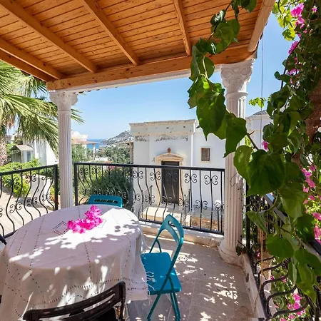 Lovely House With Superb View Of Bodrum In Gumusluk Vila